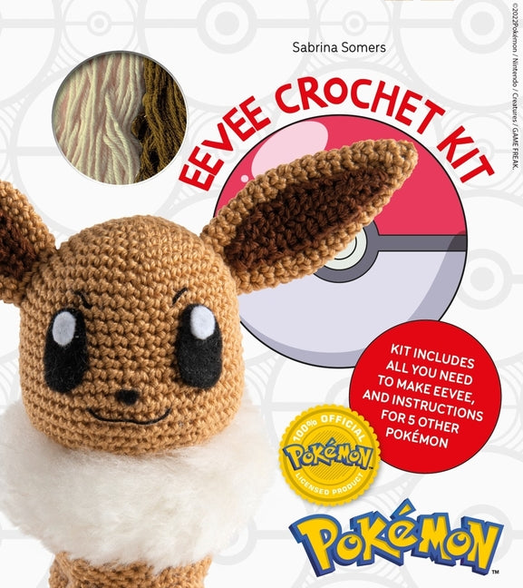 Pokemon Crochet Eevee Kit Kit Includes Everything You Need to Make Eevee and Instructions for 5 Other Pokemon
