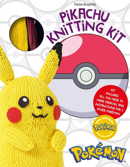POKEMON KNITTING PIKACHU KIT Kit Includes All You Need to Make Pikachu and Instructions for 5... Other Pokemon